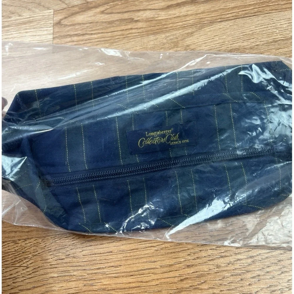 Longaberger Basket Zip Close‎ Fabric Liner for 2009 Membership Basket NEW